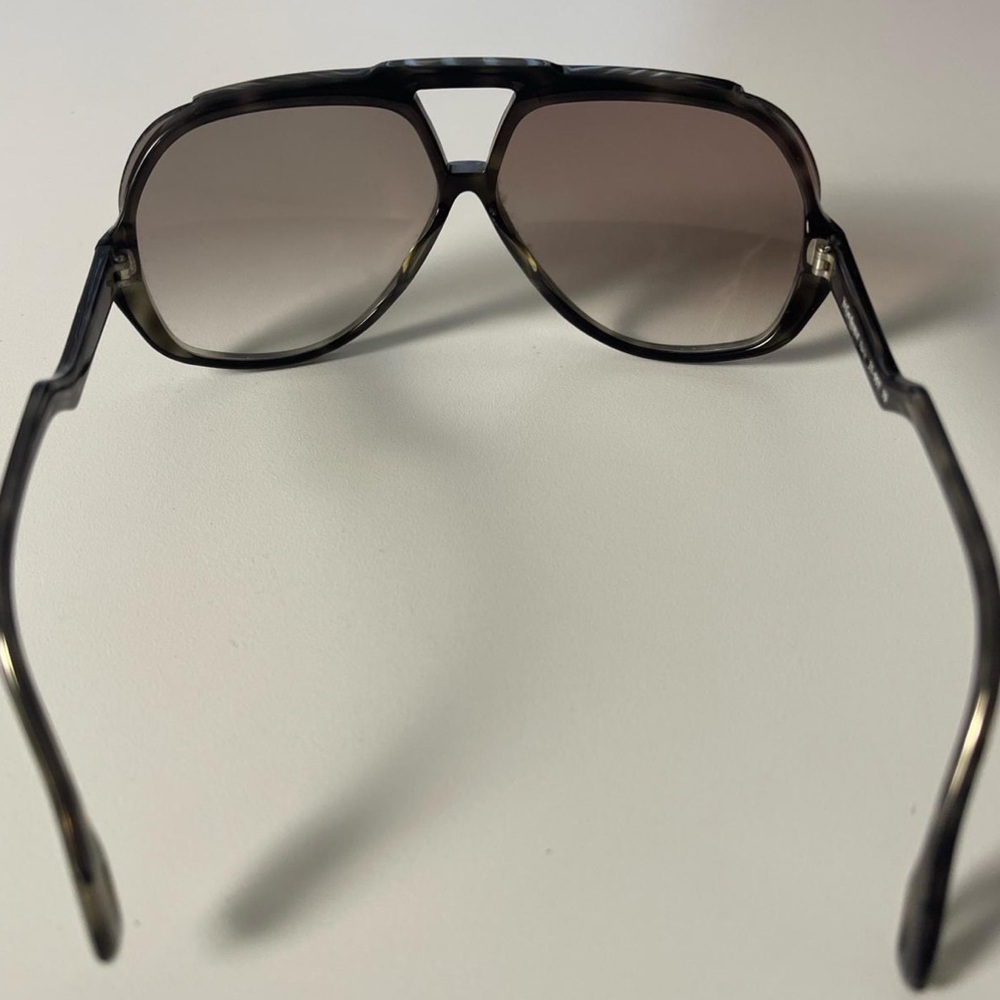 Yves Saint Laurent Vintage Aviator Sunglasses Tortoise Shell - Picture 7 of 8